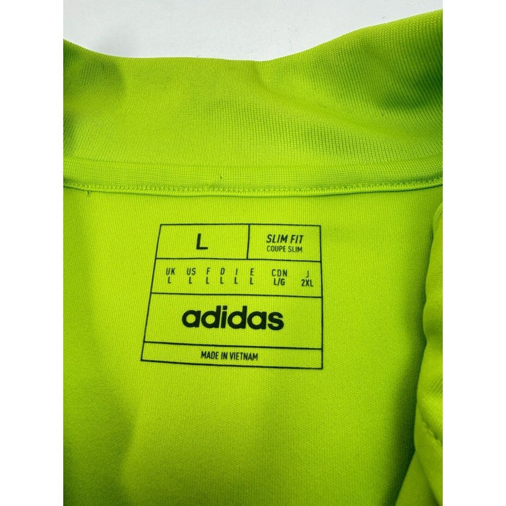 NWT Adidas PREDATOR Training Top Green Long Sleeves Track Soccer Top LARGE - Picture 4 of 12
